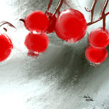 Load image into Gallery viewer, Artprint of Red Fruits Digital Painting - NeneArts
