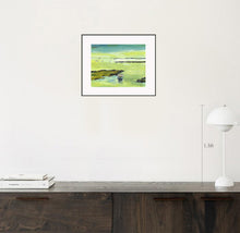 Load image into Gallery viewer, Boat Original Watercolor Best Painting For Sale Shown With Furniture -NeneArts.jpg
