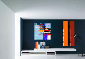 New Abstract Digital Painting On Canvas For Sale Shown In Living Room-NeneArts.jpg
