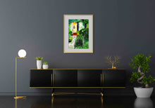 Load image into Gallery viewer, Relax Here Original Painting For Sale shown in livingroom-NeneArts
