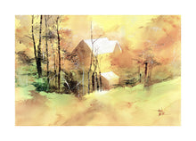 Load image into Gallery viewer, Welcome Winter Watercolor Painting Art Print For Sale NeneArts
