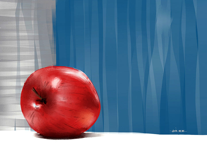 Apple Digital Painting For Sale By NeneArts