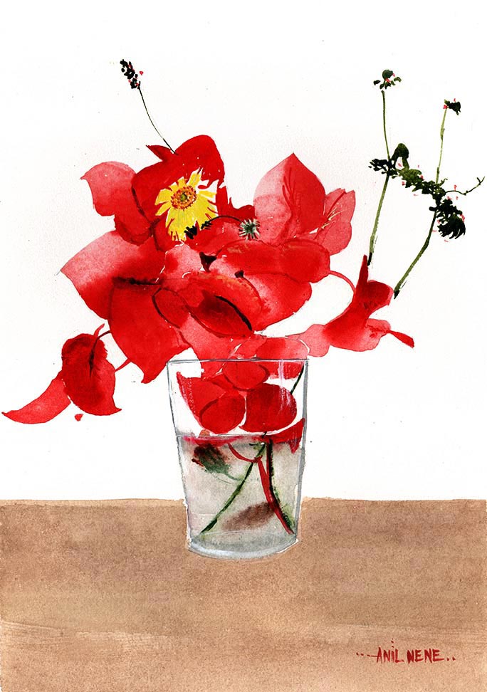 Begonia-2-Original-Floral-Painting-For-Sale-By-NeneArts