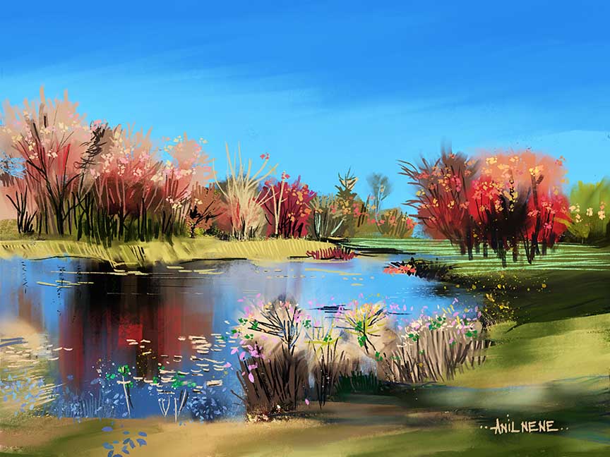 Dreamland 2 Digital Painting For Sale By NeneArts