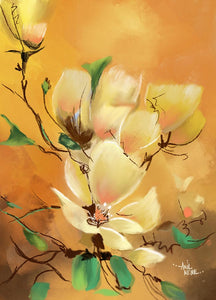 Floral digital artwork for sale by Nenearts