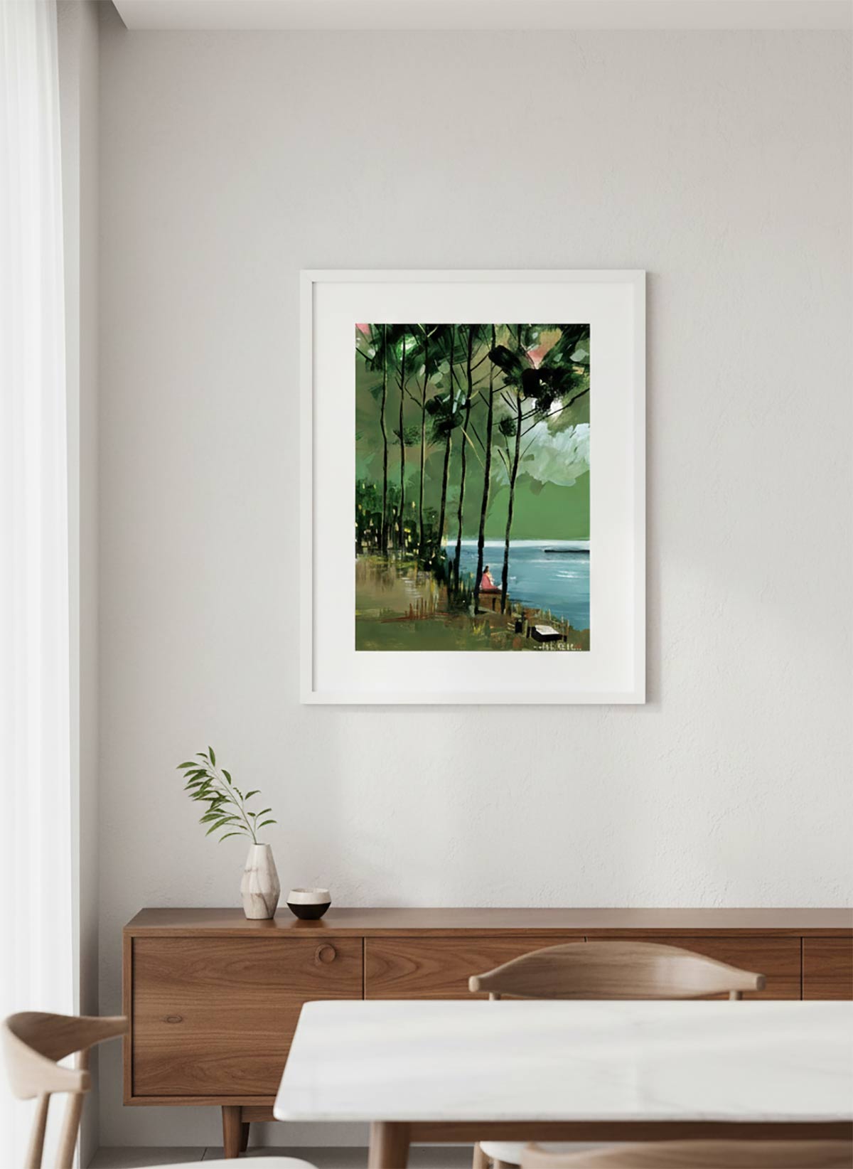 Yogi-1-Original-Painting-shown-in-Dining-Room