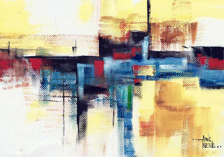 Abstract 15: Abstract Painting For Sale - NeneArts