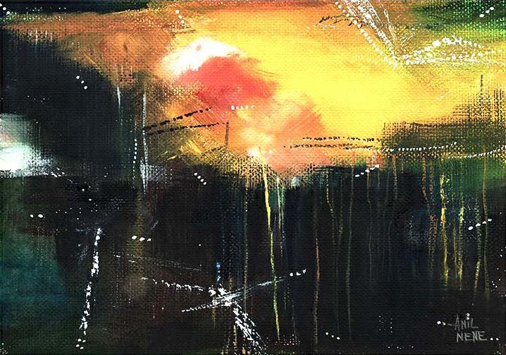 Abstract 20: Painting for Bed Room - NeneArts