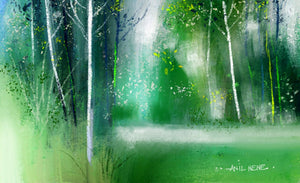 Into The Greens - Digital Painting For Sale - NeneArts