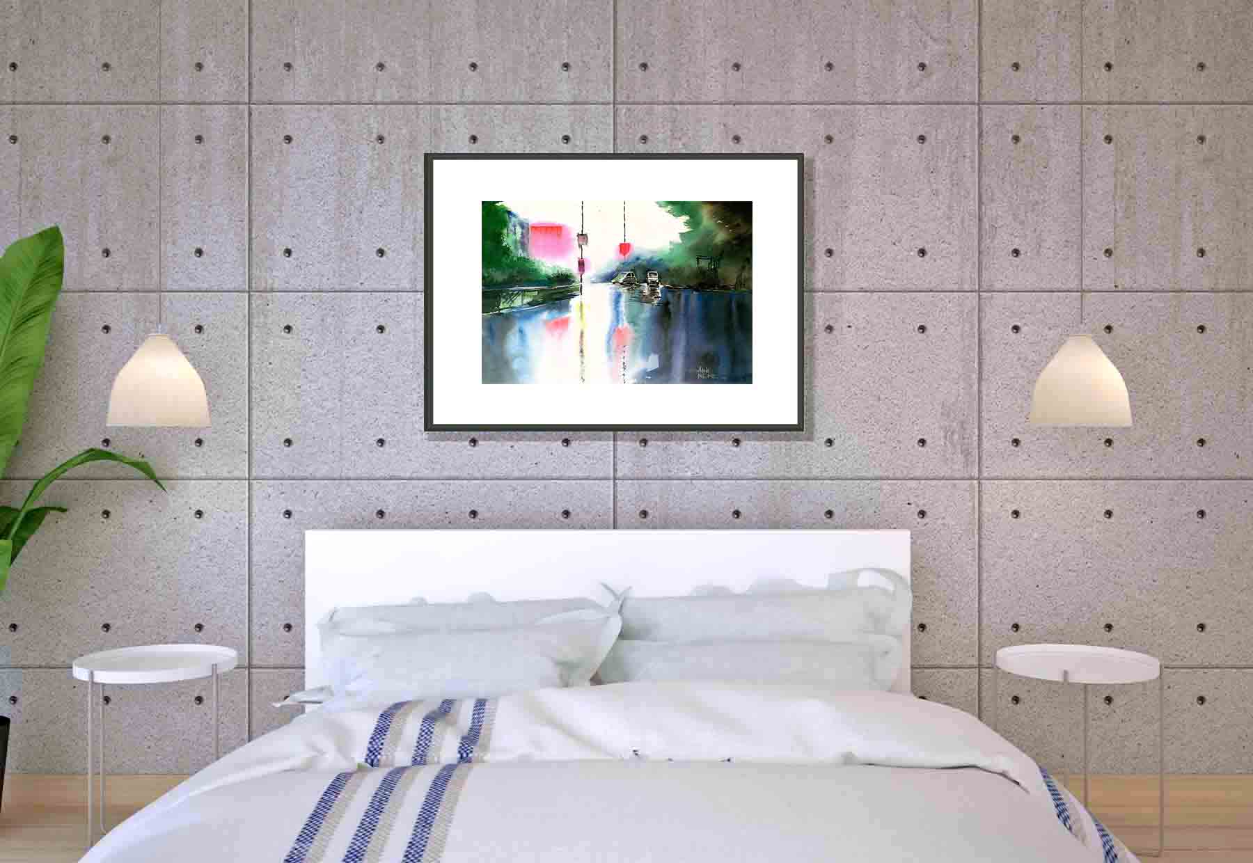 Rainy Day Art Print For Sale - NeneArts