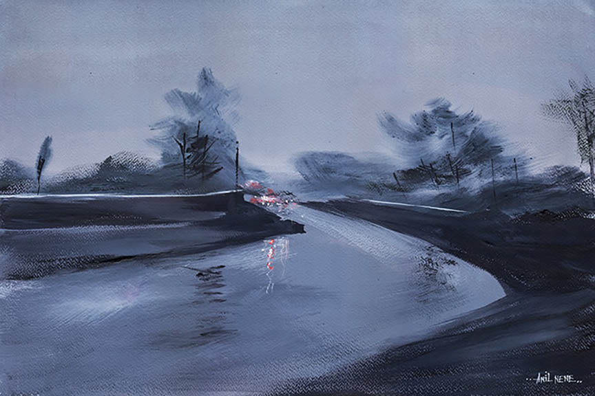 Rainy Day New Art Print - NeneArts