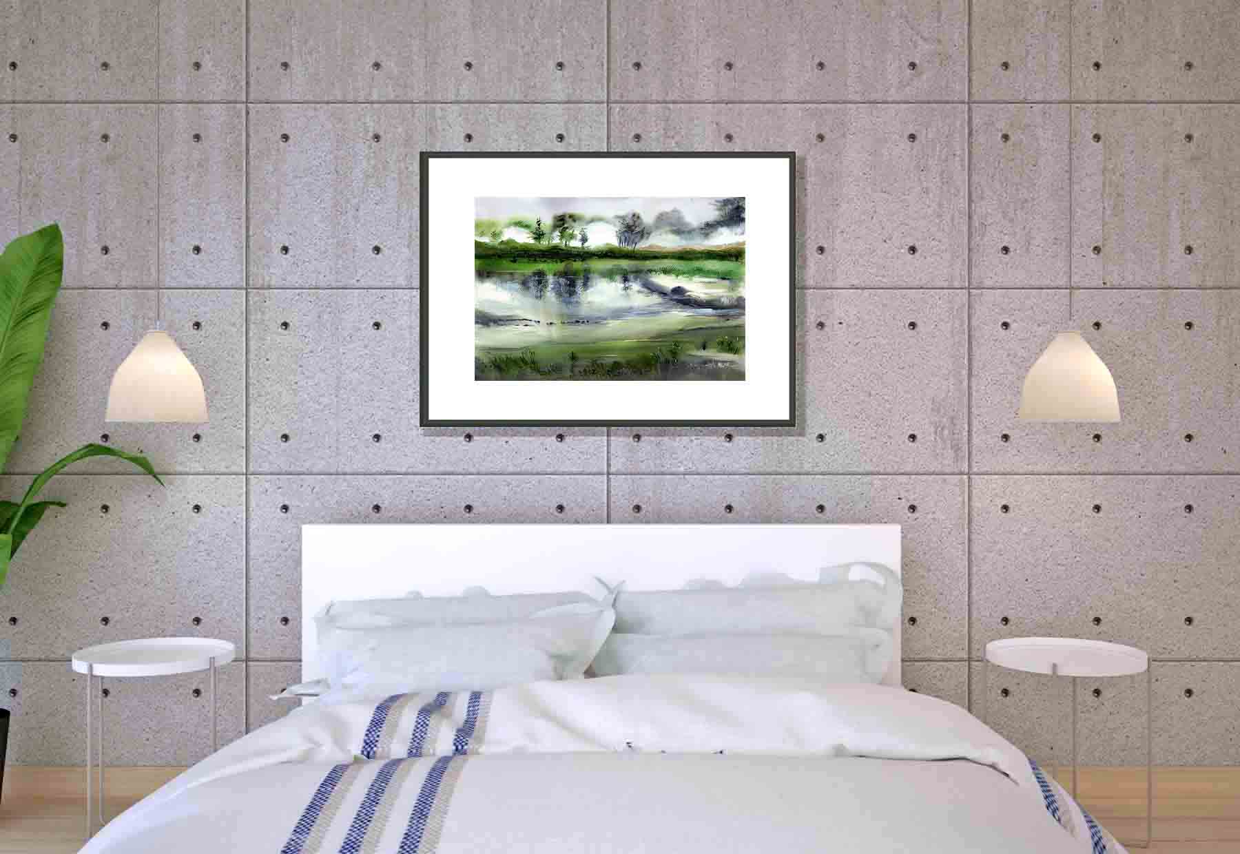 Rainy Day Painting - NeneArts