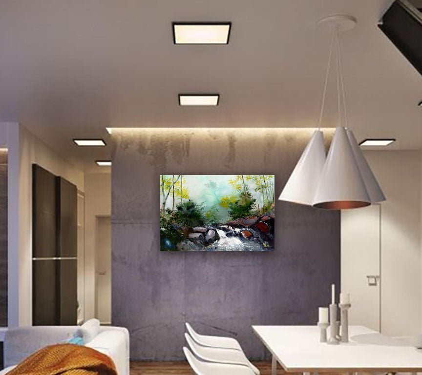 Stream 2 Art Print - NeneArts