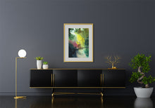 Load image into Gallery viewer, Another Day Breaks In - Original Watercolor Painting Shown In Living Room - NeneArts.jpg
