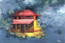 Load image into Gallery viewer, Another Dream House Original Watercolor Artwork-NeneArts.jpg
