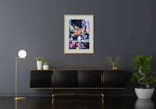 Load image into Gallery viewer, Cheers Original Handmade Watercolor Painting For Sale Shown In Living Room by NeneArts
