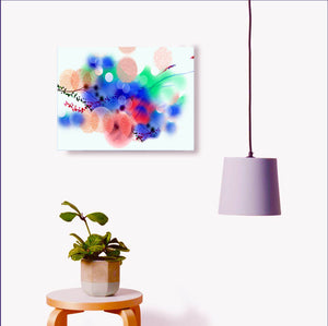 Digital Flowers Painting with light Interior-NeneArts