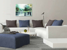 Load image into Gallery viewer, Lake Art Print For Sale Shown With Furniture-NeneArts.jpg
