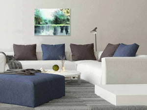Lake Art Print For Sale Shown With Furniture-NeneArts.jpg