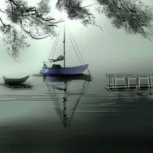 Load image into Gallery viewer, Waiting for the boat Digital Art Print For Sale-NeneArts.jpg
