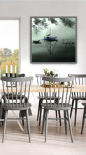 Load image into Gallery viewer, Waiting for the boat Digital Art Print For Sale Shown with Furniture-NeneArts.jpg
